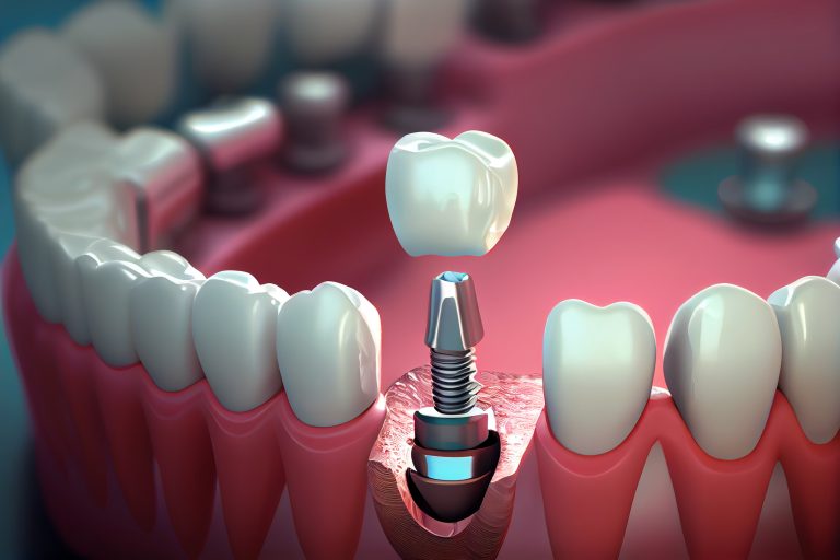 Removable partial denture. Medically accurate tooth.generative a